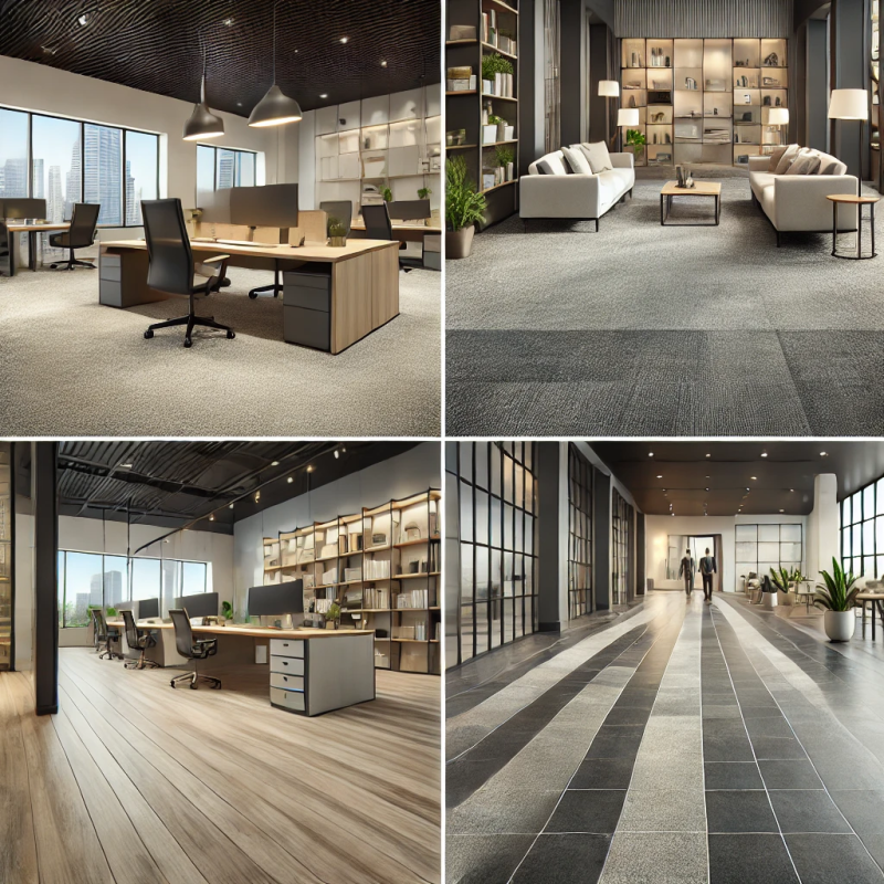 Напольные покрытия для коммерческих помещений